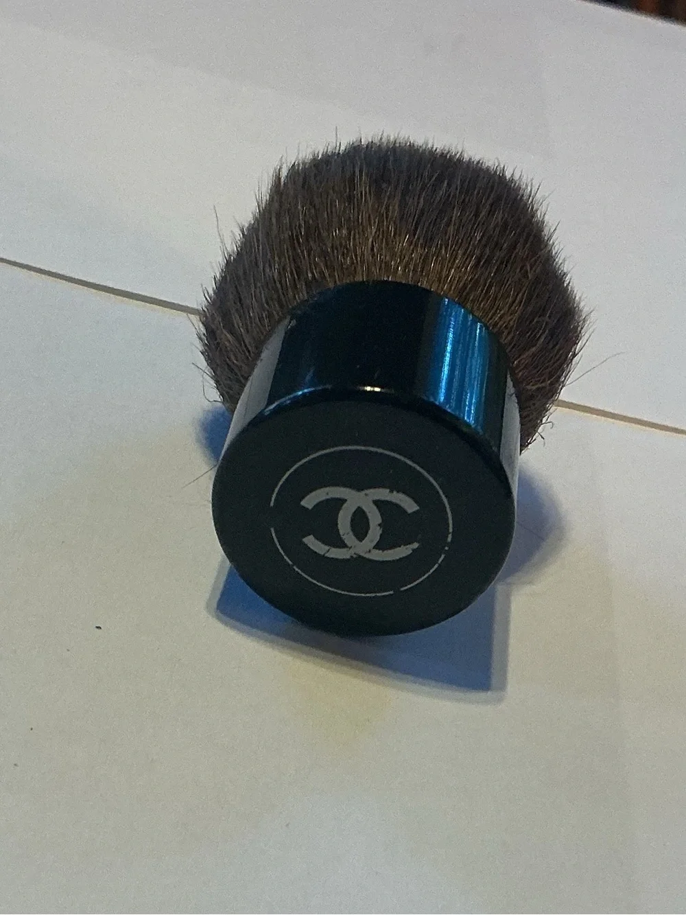 Chanel Kabuki Brush, 2” high by 1.5” wide